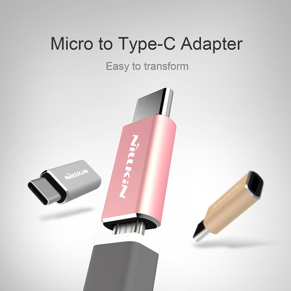 

NILLKIN AD-MT Aluminium Alloy Micro to Type-C Adapter for Xiaomi Huawei LG HTC