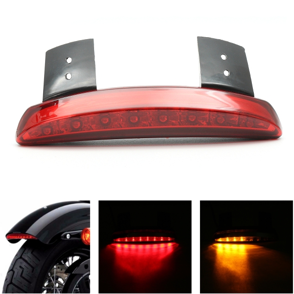 

Motorcycle Fender Edge LED Rear Tail Light Turn Signals For Harley Sportster XL883 1200