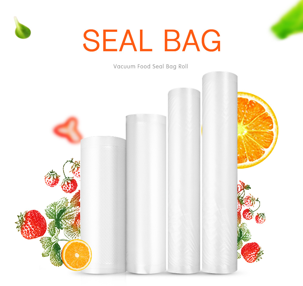KCASA KC-VB03 28x500cm Vaccum Sealing Bag Roll Food Sealer machine Bag Kitchen Storage Fresh-keeping Bag  General Food Saver Bag