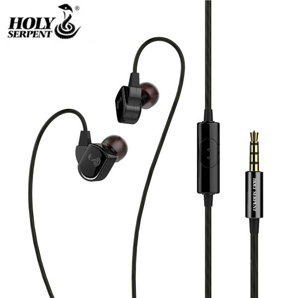 

HOLY SERPENT H3 Sport Running Wired Control Headphone Earphone With Mic