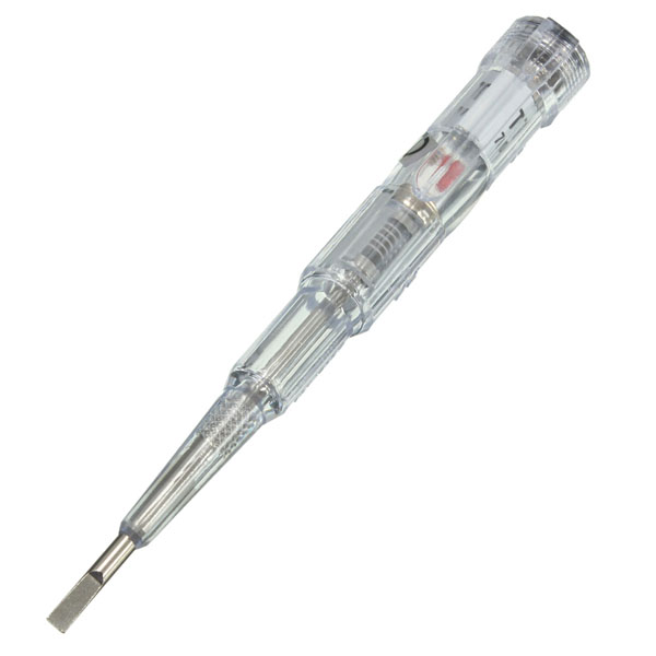 

Induced Electric Tester Pen Screwdriver Probe Light Voltage Tester Detector 250V