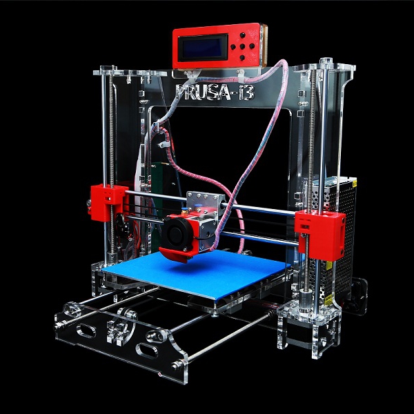 

Zonestar DIY Acrylic Reprap Prusa Pro B 3D Printer MK8 1.75mm Filament Support 0.2/0.3/0.4mm Nozzle