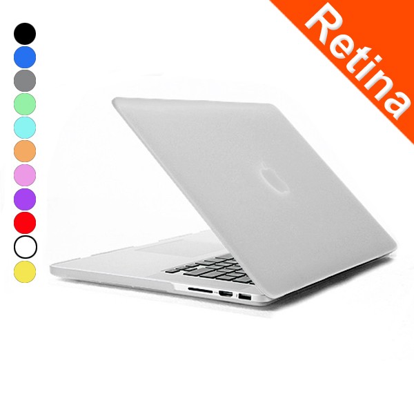 

Cover Logo Frosted Surface Matte Hard Cover Laptop Protective Case For Macbook Pro Retina 15.4 Inch