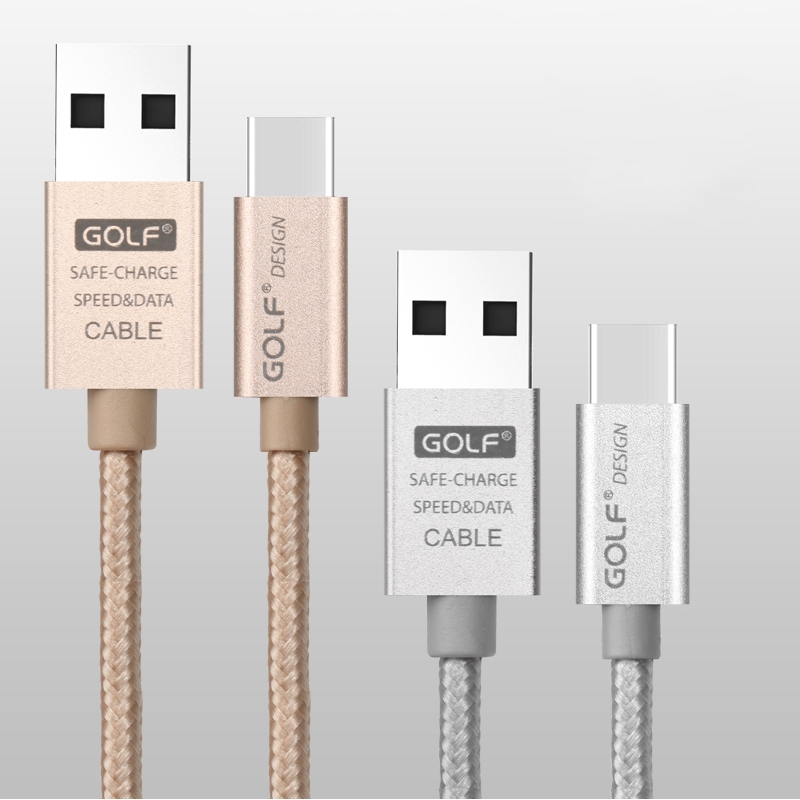 

GOLF USB Type-C 3.28ft/1m Data Sync Charge Cable For Xiaomi Samsung Meizu Huawei