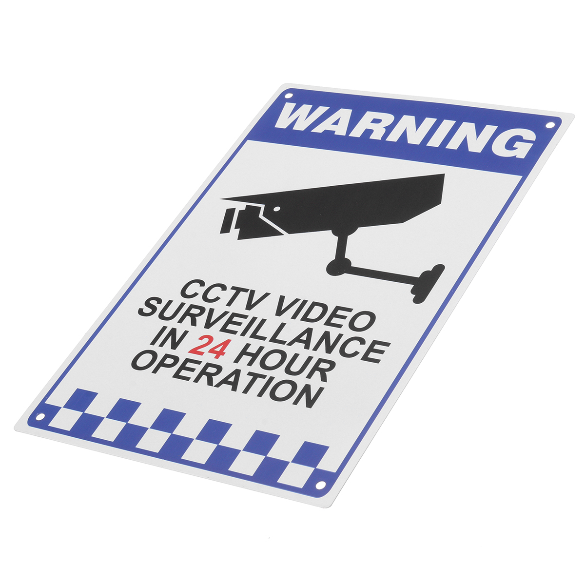 Sticker Videoed Camera Plastic Sign Security 24hr Surveillance CCTV 