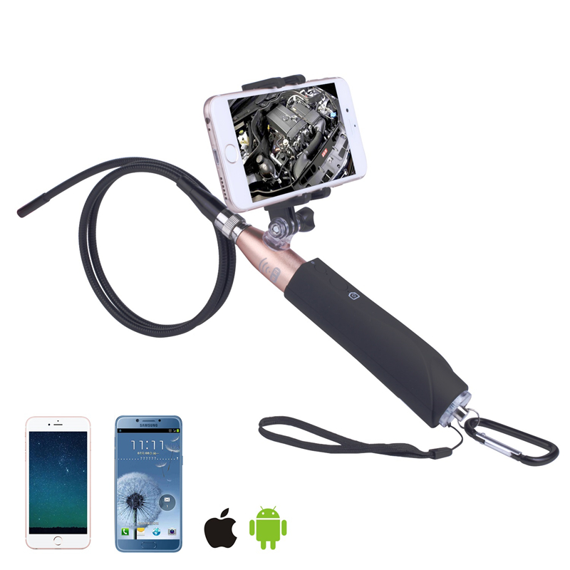 

5.5mm Wireless 960P 2MP 6 LEDs Handheld IP67 Endoscope for Android iPhone Inspection Tube Camera