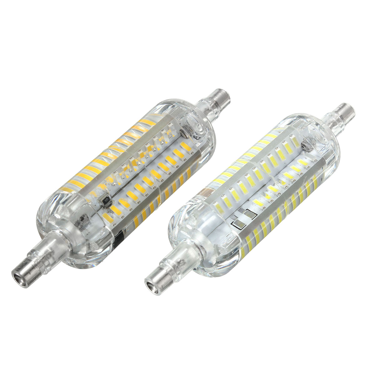R7S LED Bulbs 10W 15W 3014 SMD Floodlight Halogen Bar Lamp 360 ° 78mm 118mm tw