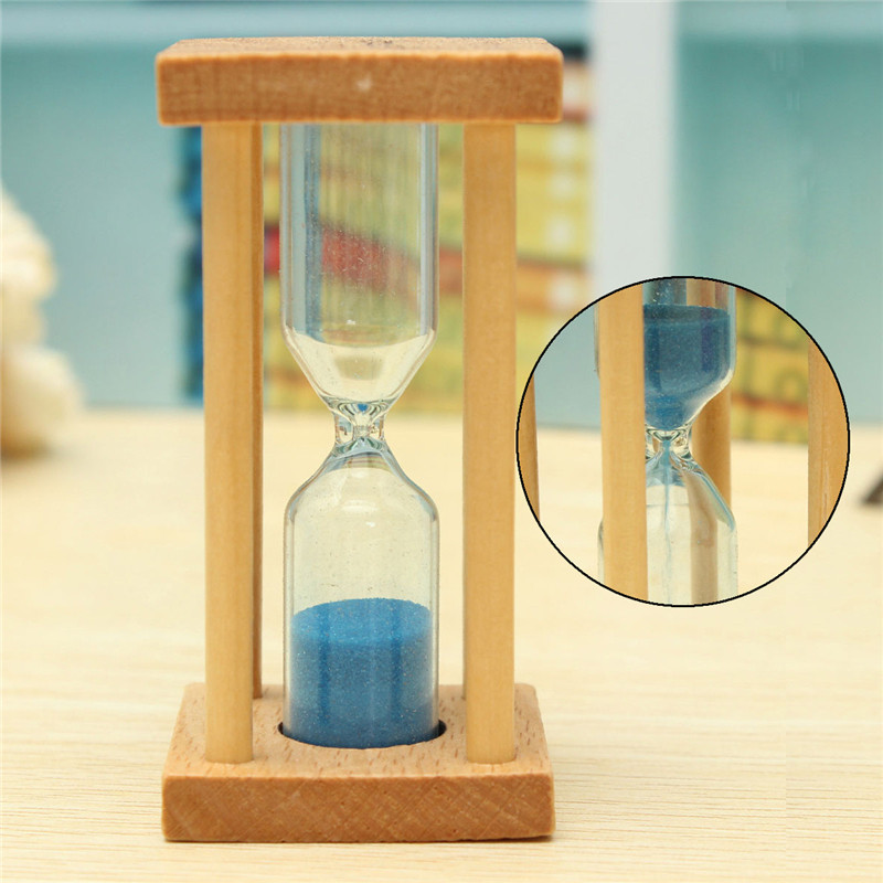 

1/3/5 Min Wooden Sand Sandglass Hourglass Timer Clock Decor Unique Gift Kitchen Sand clock
