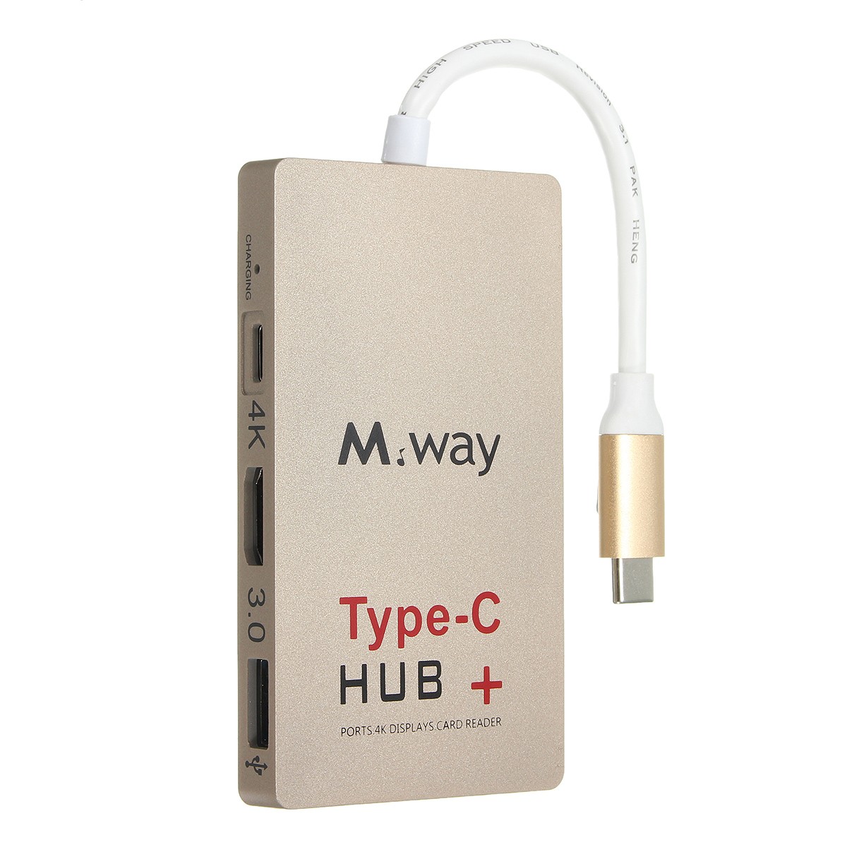 M.Way Type-C to 4k HDMI USB3.0 Type-C Charging HUB