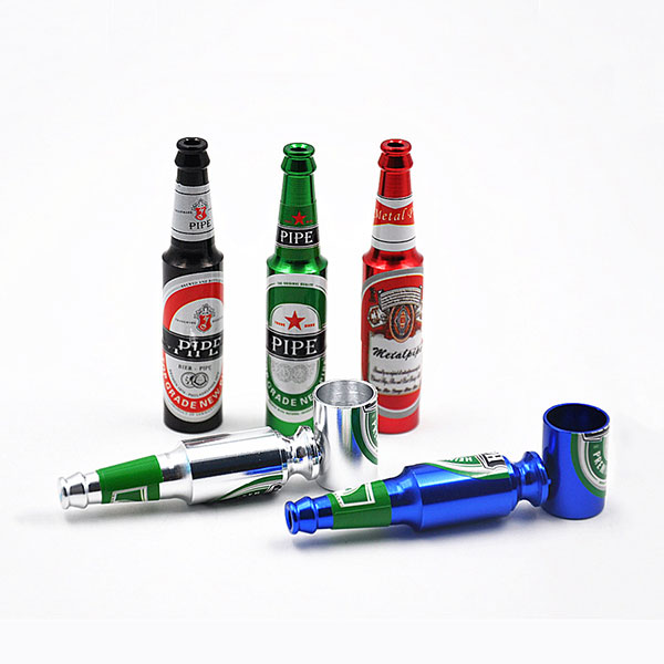

Loskii NB-SP006 Mini Beer Tobacco Pipe Creative Metal Smoking Pipes Smoking Accessories