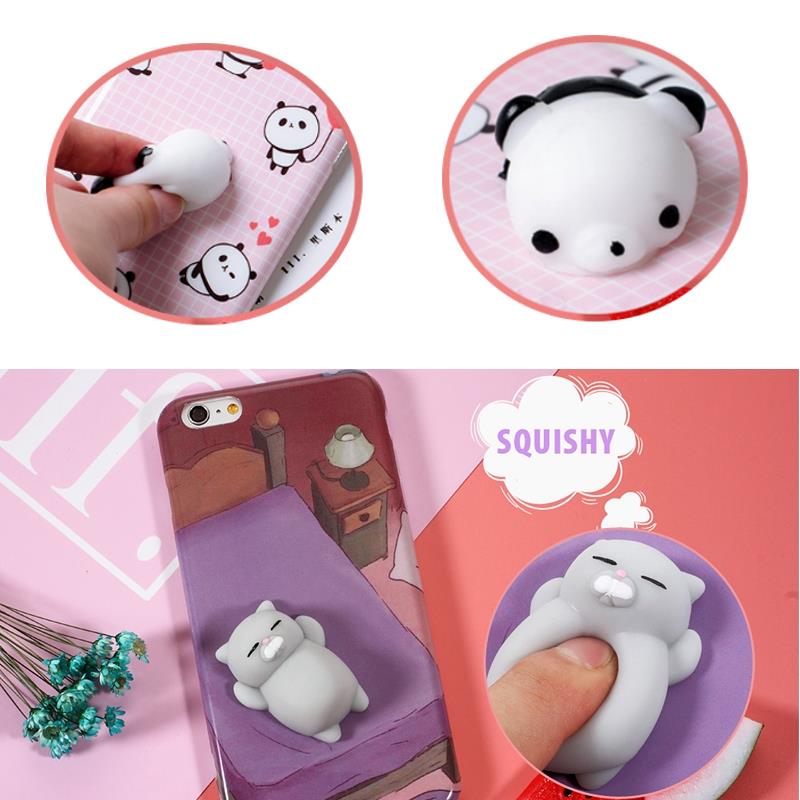 

Bakeey™ Cartoon 3D Squishy Squeeze Slow Rising Cat Panda Soft TPU Case for iPhone 6 6s& 6Plus 6sPlus