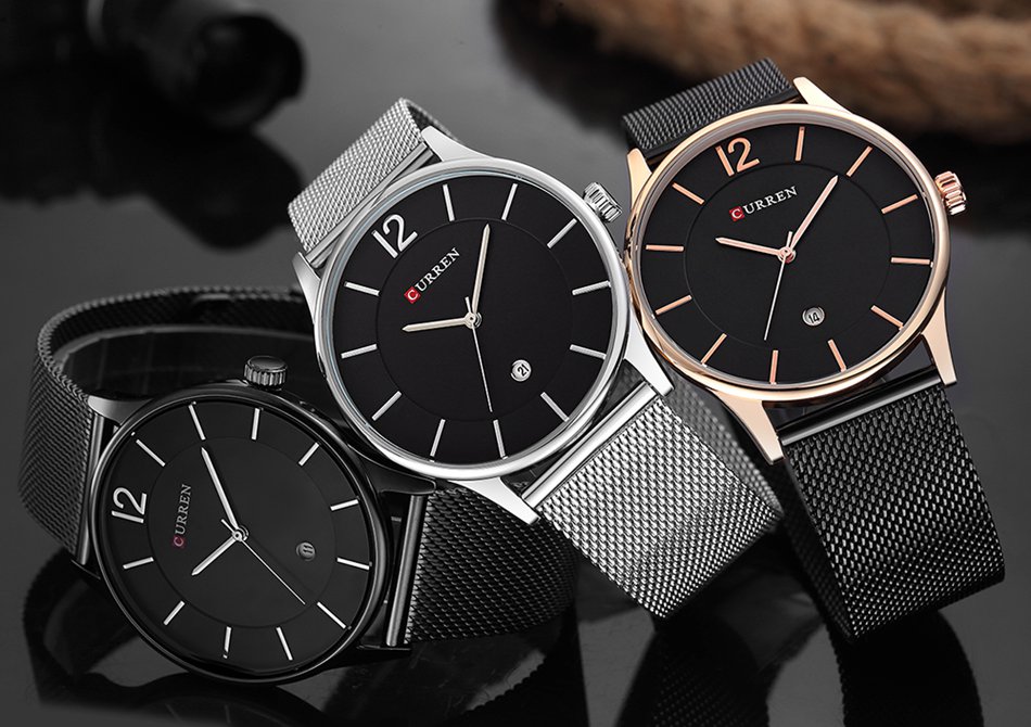 CURREN 8231 Ultra Thin Simple Luxury Male Quartz Wrist Watch