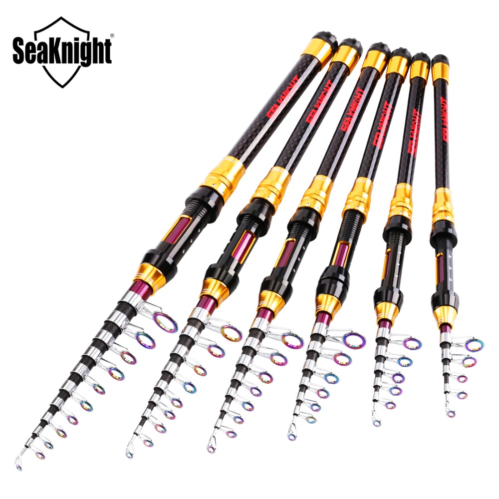 

SeaKnight Reaver Carbon 1.8M 2.1M 2.4M 2.7M 3.0M 3.6M Portable Telescopic Fishing Rod Spinning Rod