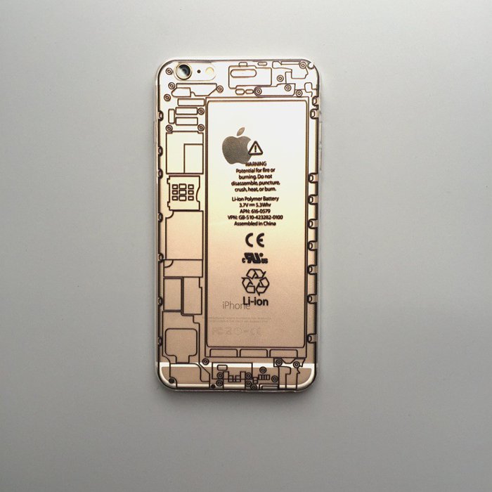 

Circuit Diagram Pattern TPU Shockproof Dropproof Back Case Full Cover For iPhone 6 6s 4.7 Inch