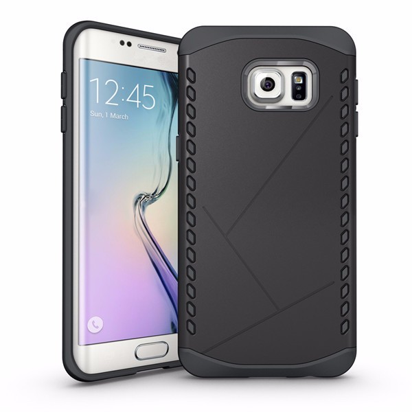 

Armor Shockproof Alloy Hard Back Case TPU Soft Frame Cover Shell for Samsung Galaxy S6 Edge Plus
