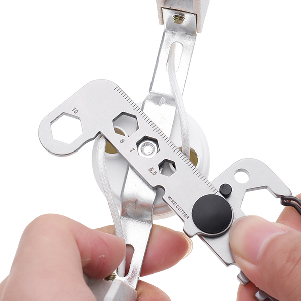 Multi-functional EDC Gadgets Carabiner Creative Key Ring Emergency Tool Opener Screwdriver
