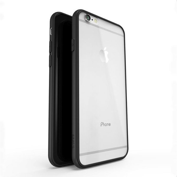 

Ucase Ultra-thin Transparent Scratch-proof TPU Frame + PC Cover Case For iPhone 6Plus 6sPlus 5.5"