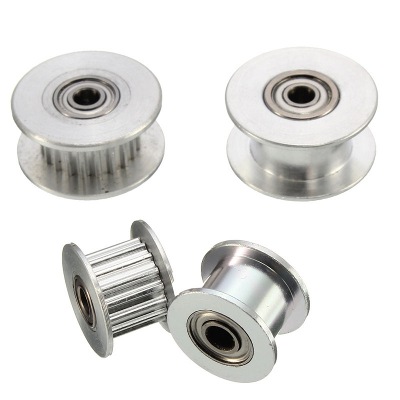 16T/20T GT2 Aluminum Timing Drive Pulley For DIY 3D Printer With/Without Tooth