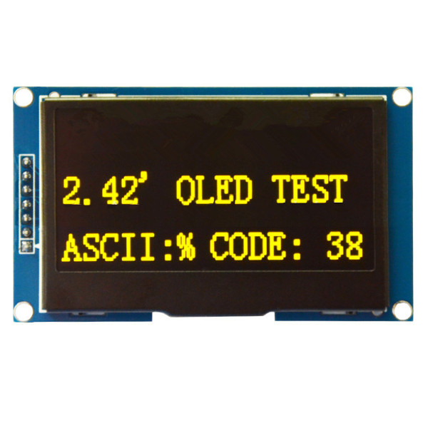 

2.42 Inch OLED 12864 LCD Display SPI Serial Port Screen Module For Arduino