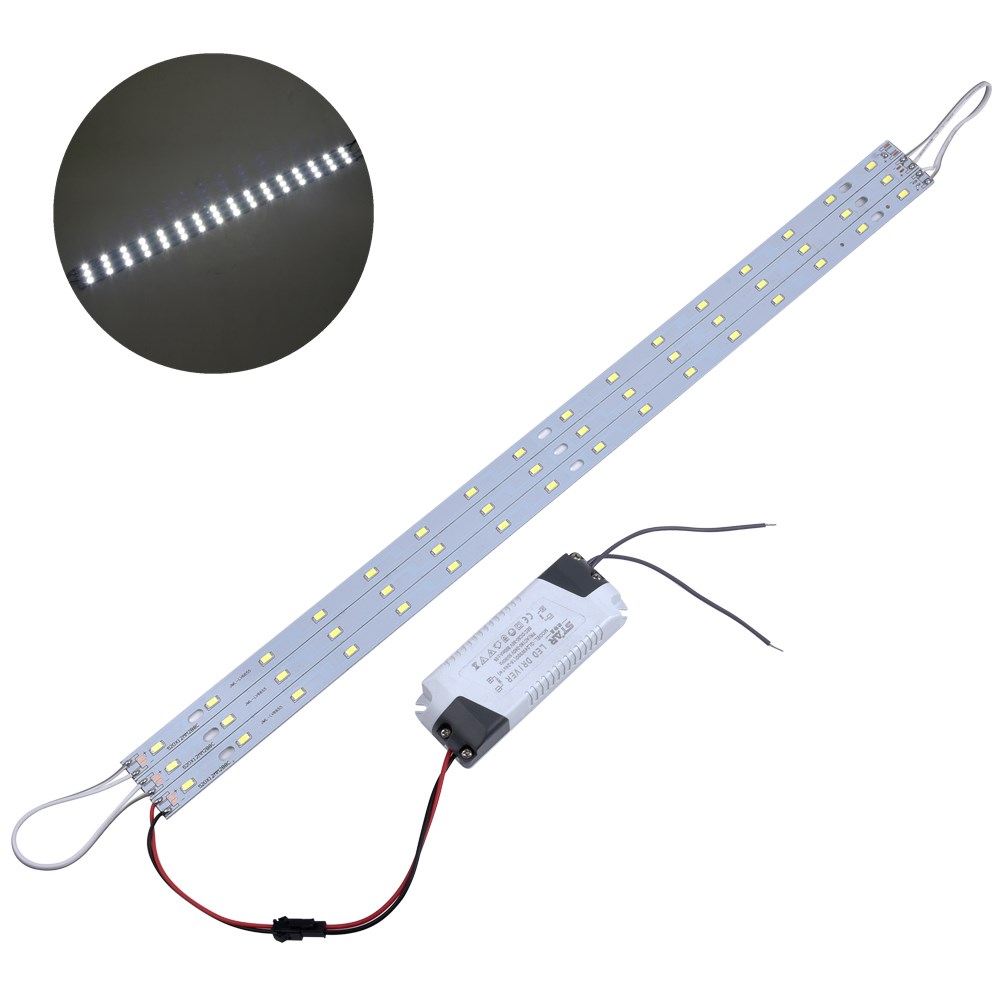 

52CM 24W SMD5730 DIY LED Rigid Strip Light Bar with Driver for Ceiling Lamp AC85-265V