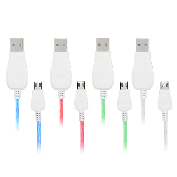 

Luminous Micro USB Charging Data Cable For Cellphone Powerbank Tablet