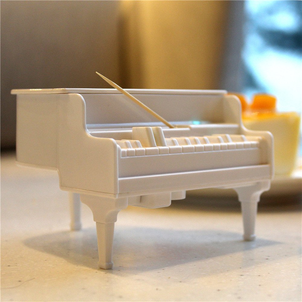 

Honana DX-F2 Creative Automatic UV Sterilization Piano Toothpick Holder Table Decor Articles