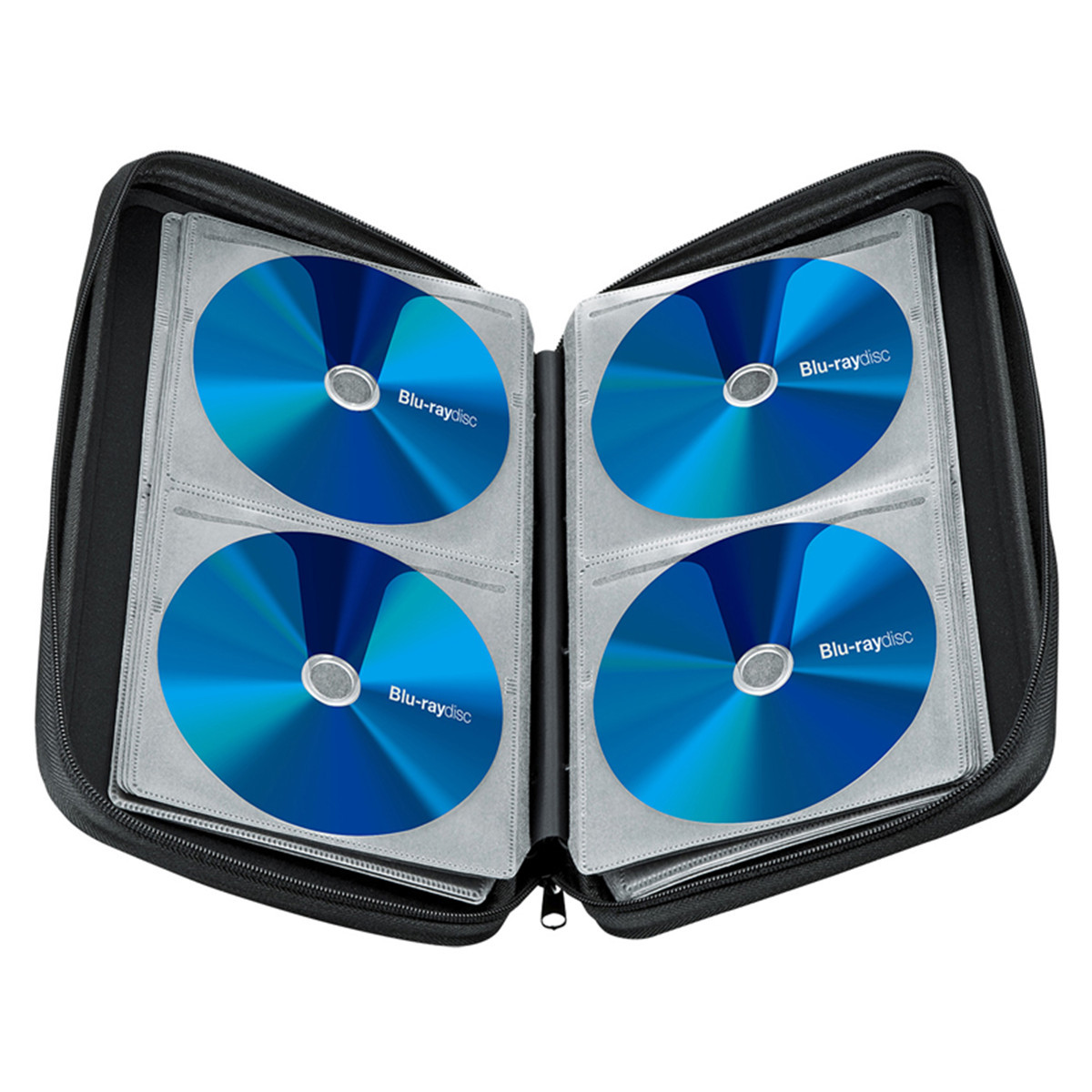 

Storage Carrying Case Holder Wallet Organizer Holds 128Pcs For CD DVD Blu-Ray Disc