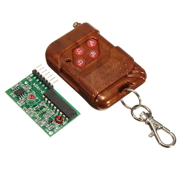 

IC2262 / 2272-M4 4 Channel Wireless Remote Lock Receiving Board With Remote Control