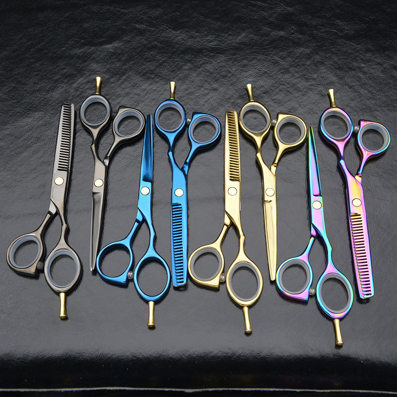 

5.5inch Pro Barber Hair Cutting Scissors Thinning Flat Toothed Shears Hairdressing Salon Tool