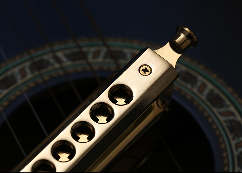 Swan Professional Gold C Key 10 Hole 40 Tone Chromatic Harmonica SW-1040 - Photo: 3