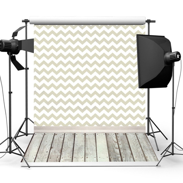 

90x150cm 5x7ft Silk Wood Wave Wall Floor Vinyl Studio Photography Backdrop Props Background