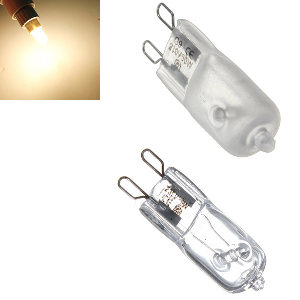 

G9 50W Clear Frosted Halogen Lighting Light Bulb Lamp 230V