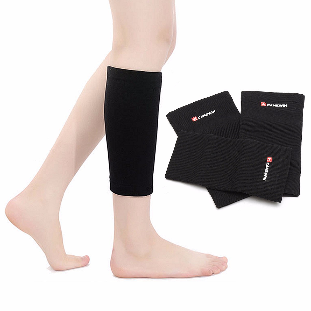 

Sports Kneepad Calf Leg Guard Compression Brace Wrap Bandage Shin Support Pain Injury Sleeve