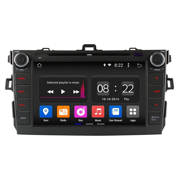 

Ownice C180 OL-8694B Quad Core Car DVD GPS Radio WiFi Android 4.4 Support OBD DVR 1024X600 for Toyota Corolla 2006 - 2011