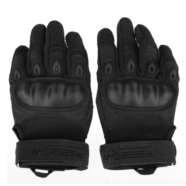 Tactical Military Motorcycle Bicycle Airsoft Hunting Full Finger Gloves ...