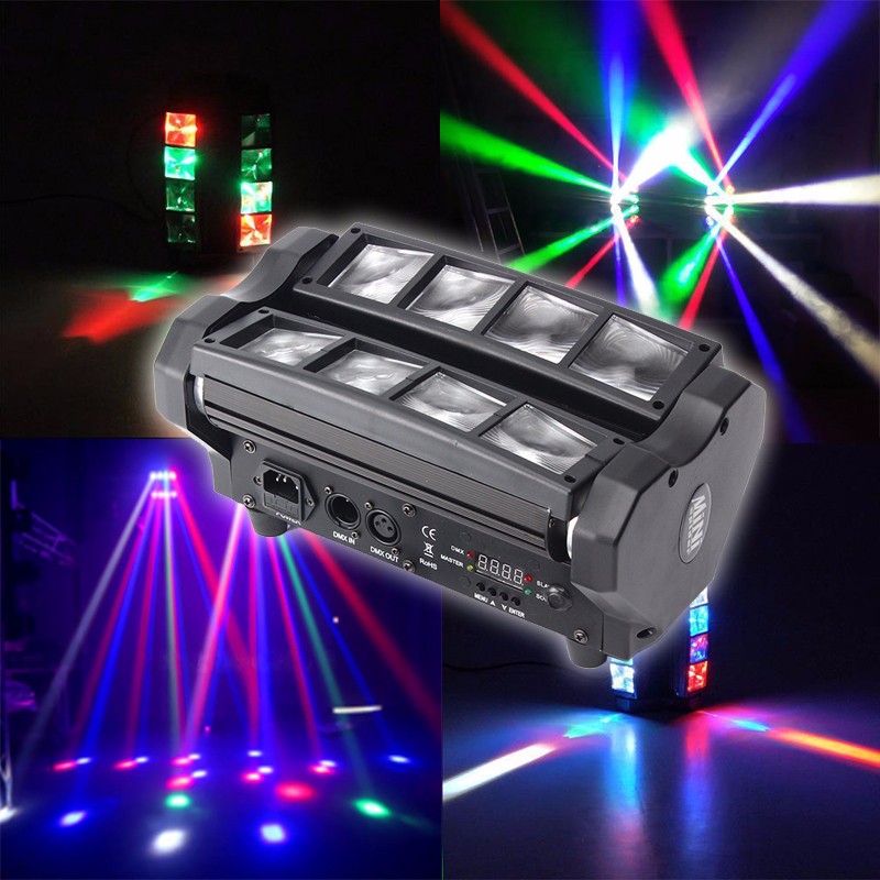 4er 12 LED RGBW PAR Lichteffekte Bühnenlicht DMX512 Disco Beleuchtung DJ Bar HD 