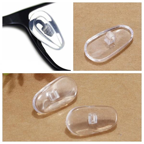 

4 Pairs Silicone Eyeglass Nose Pad Sunglass Glasses Anti-Slip Stick On Pads