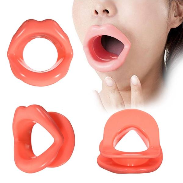 

Functional Silicone Rubber Face Facial Slimmer Exercise Mouthpiece Anti Wrinkle
