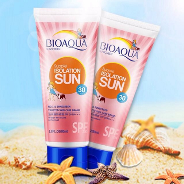 

BIOAQUA Solarium Isolation Sunscreen Cream Whitening Sunblock Sport Waterproof Sun Lotion