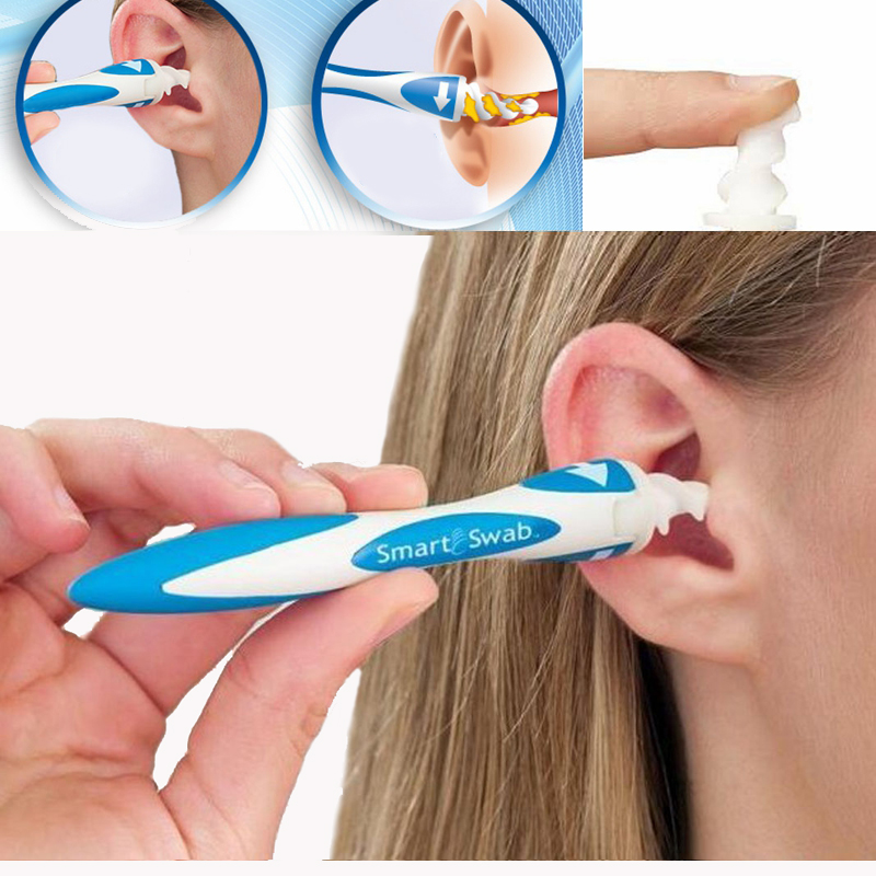 

Soft Safe Earwax Removal Swab Spiral Ear Pick Cleaner Remover Stick Earpick