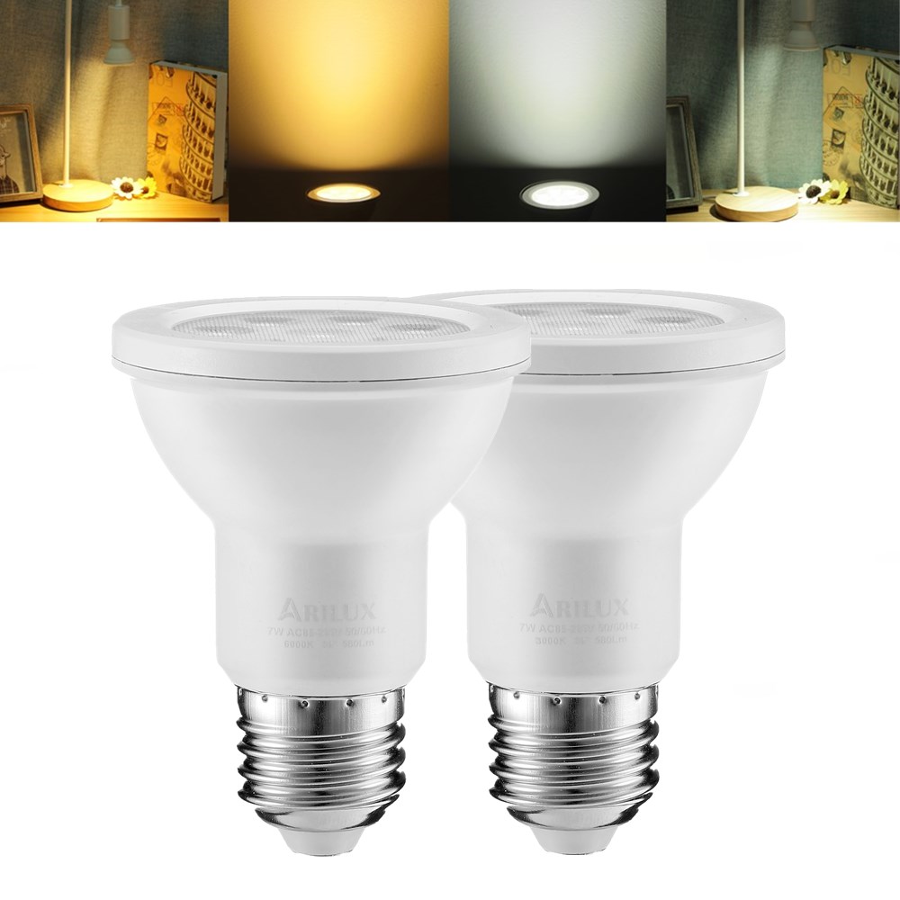ARILUX® E27 7W PAR20 2835 LED Flood Spotlight Bulb