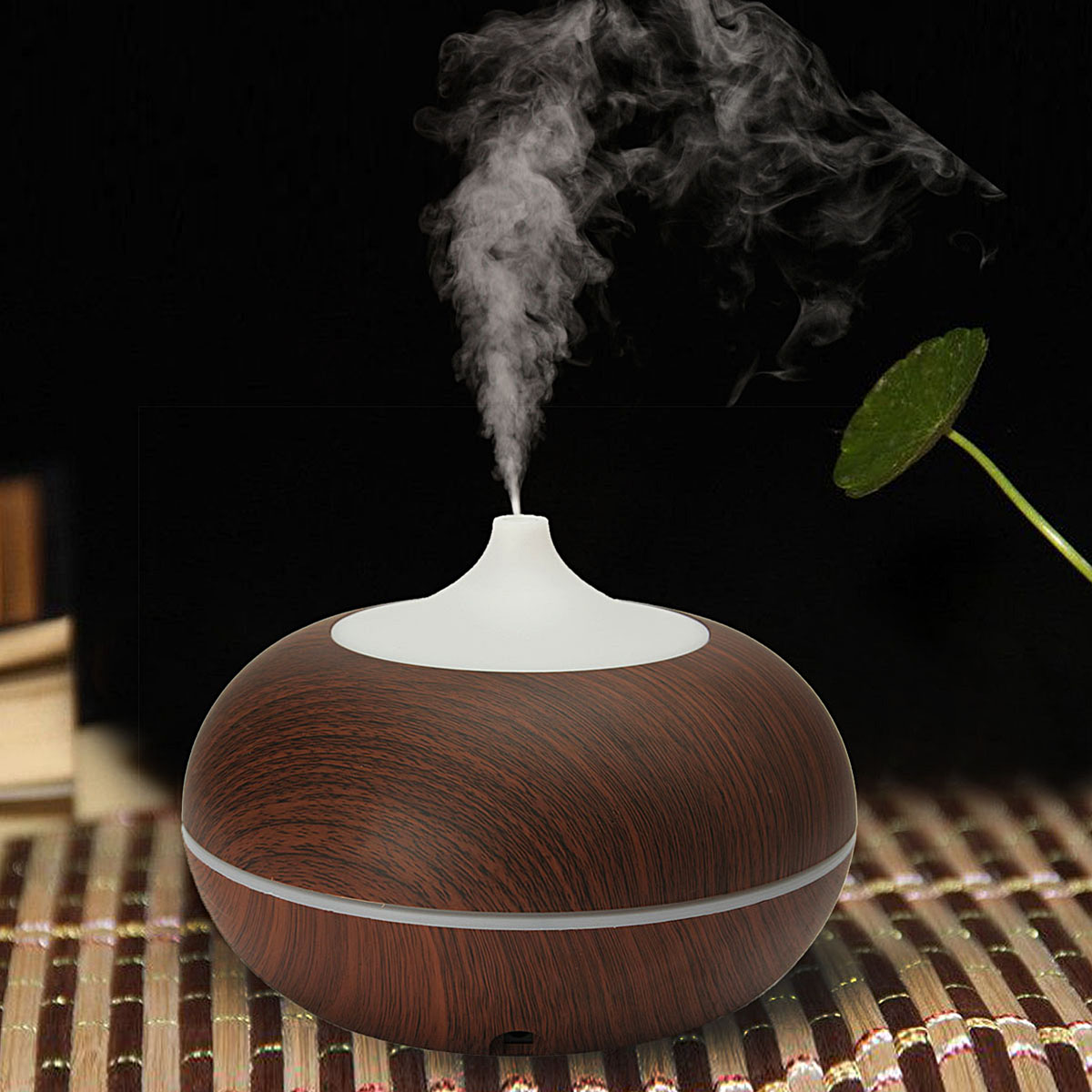 

300ml Color-changing LED Ultrasonic Humidifier Essential Oil Diffuser Aroma Spray Aromatherapy Air Purifier