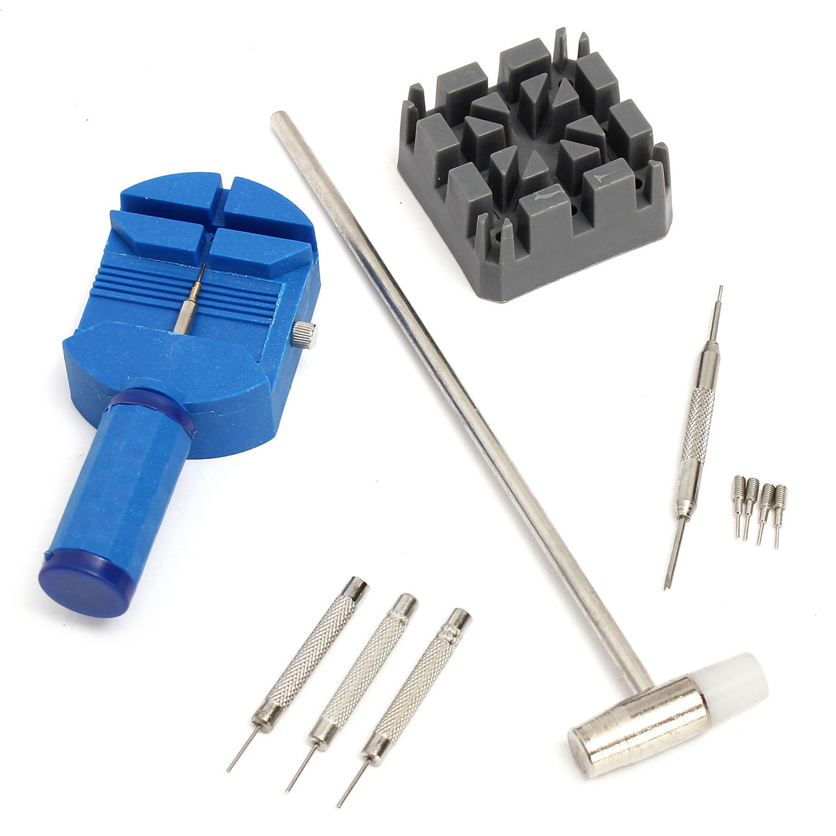 Details about   Band Strap Link Pin Remover Removal Adjustable Repair Tool Kit with 3 Extra Pins 