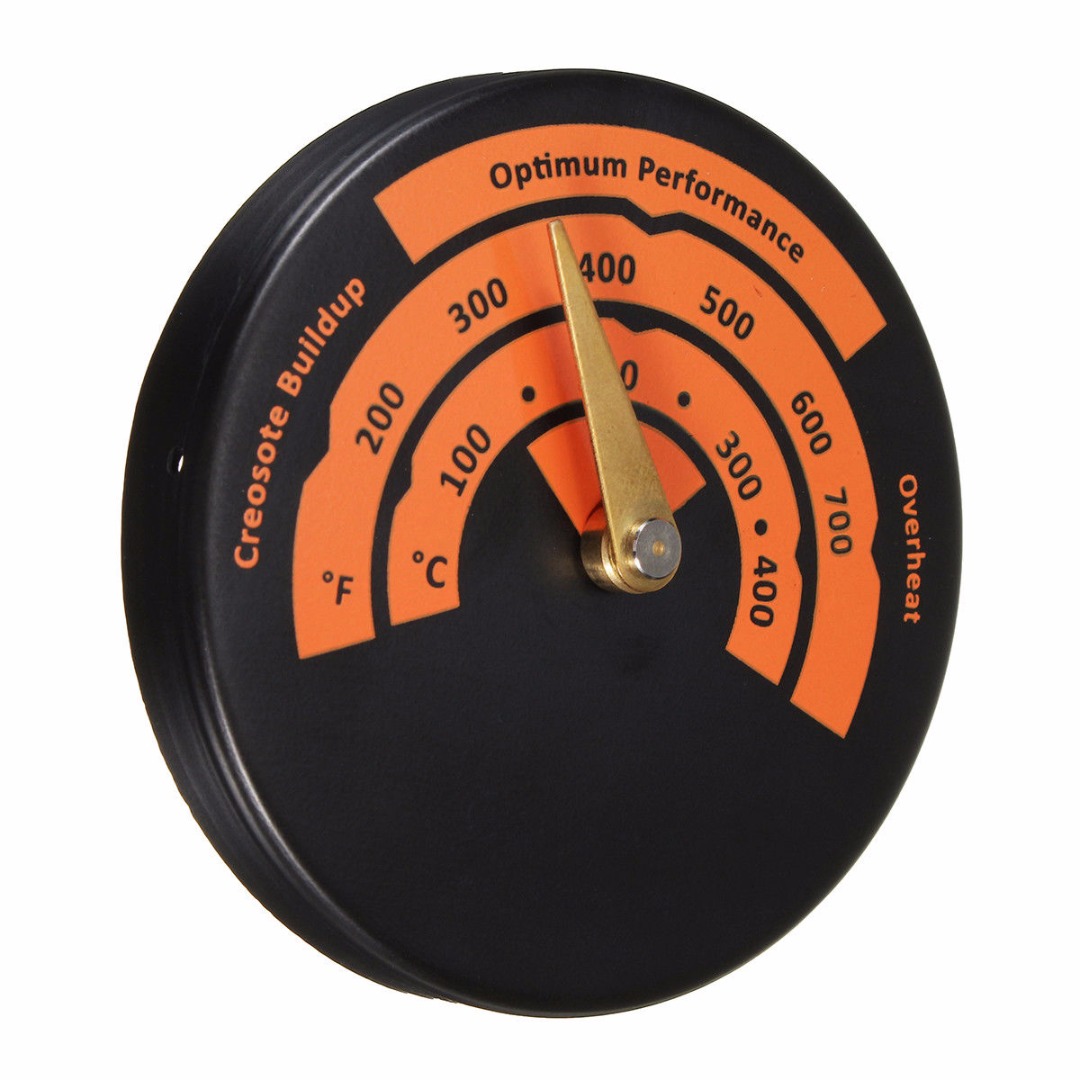Magnetic Stove Thermometer Oven Temperature Meter for Wood Burning Stoves Gas Stoves