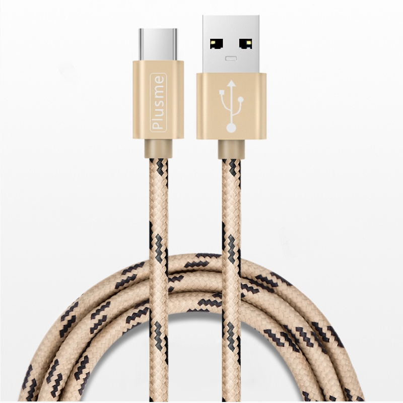 

Plusme 2.0 Type-C to A Reversible Braided 6.56ft/2m Charging Data Cable for Xiaomi Huawei