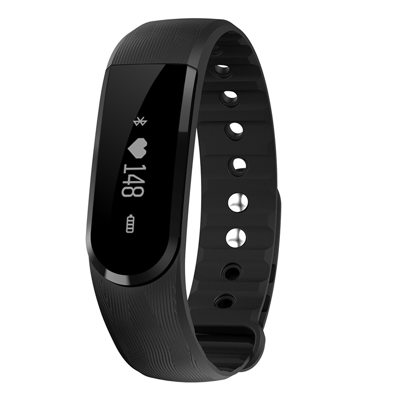 

ID 101 Smart Bracelet Bluetooth 4.0 Remote Control Pedometer Fitness Tracker Heart Rate Monitor