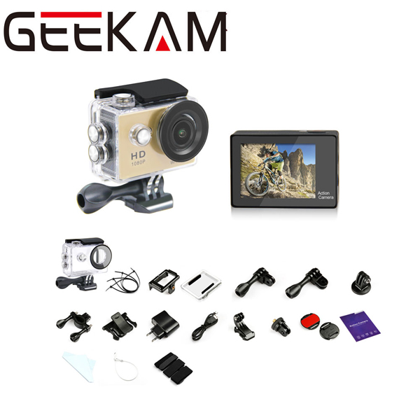 

GEEKAM N9SE 2.0 inch 30M Waterproof Camera Sport DV Mini Camcorder
