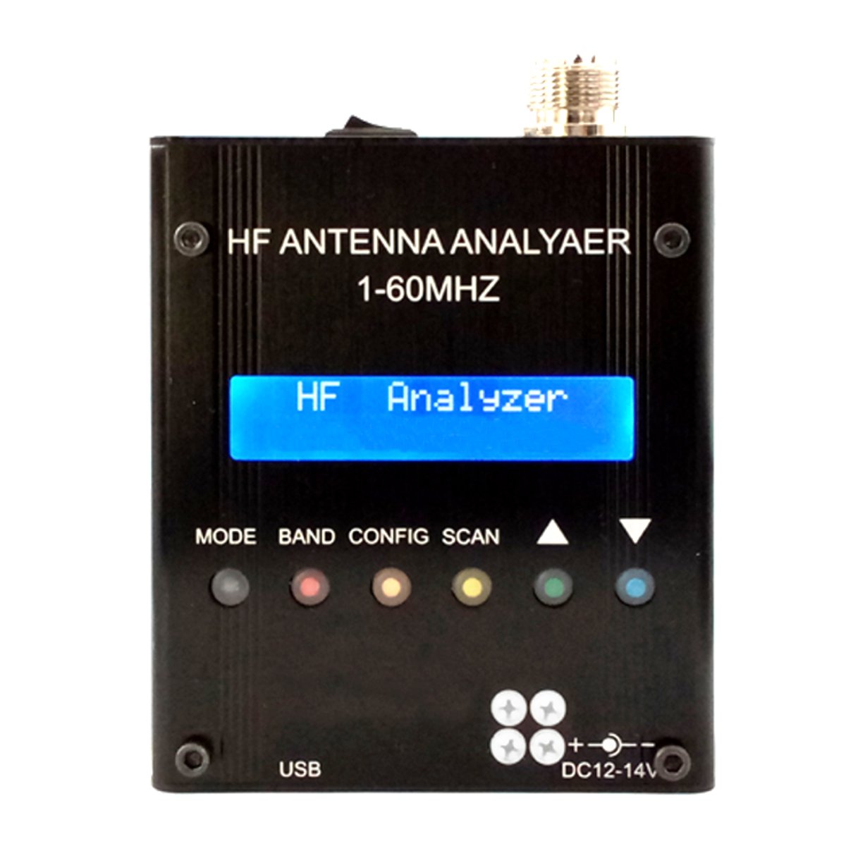 

MR300 Digital Shortwave Antenna Analyzer Meter Tester 1-60M For Ham Radio with Bluetooth