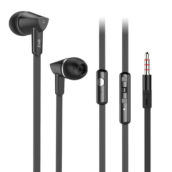 

BYZ K1 Universal In-Ear HIFI 12g TPE Earphone Headset With MIC For Smartphone