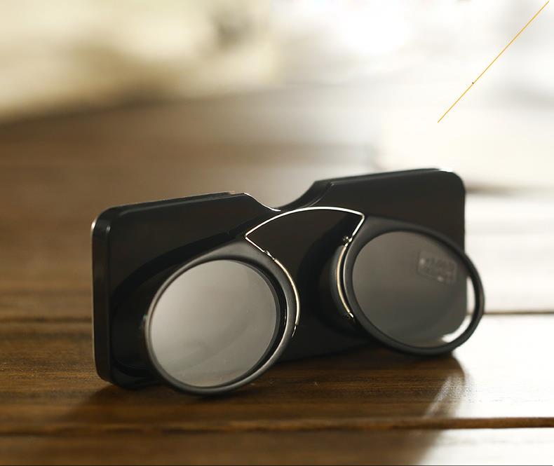 Нос для отдыха Портативный карманный кошелек с пресбиопическими очками для гиперметропического чтения 
